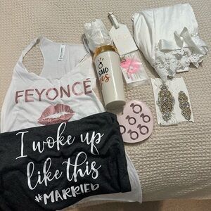 Bridal Tank and Tee Set with Accessories